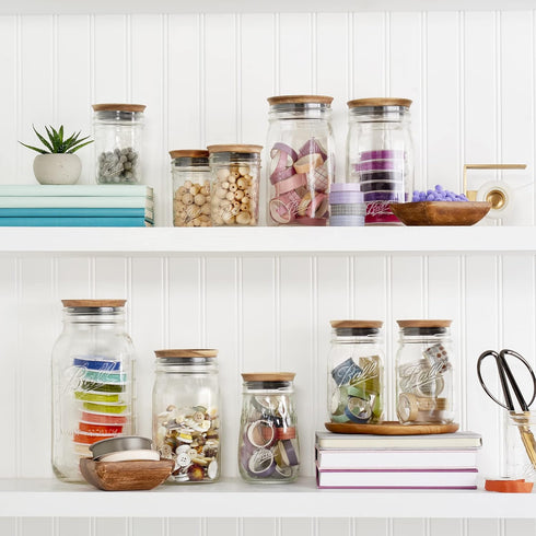 Ball Jar Wooden Storage Lids
