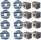 Vacuum Accessories For Eufy X10 Pro Omni Cleaner Robot-14 PCS (6 Mop Pads + 8 Dust Bag)