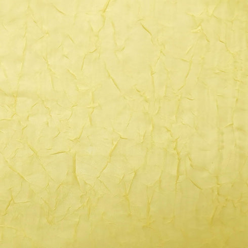 No. 918 Erica Crushed Sheer Voile Curtain Panel, 51" x 95", Yellow Rod Pocket