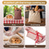 PURIME Beeswax Bread Bag Reusable Sourdough Bread Bags for Artisan Loaves Eco-Friendly, Washable & Sustainable Reusable