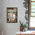 Kitchen Quote Wooden Wall Art: Framed Inspirational Bless Picture First We Eat Then We Do Every Thing Else Painting
