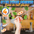 4 Pcs Bar Spoon Cocktail Stirrers, 12'' Long Stainless Steel Spoons for Stirring, Easy to Clean, Professional & Home Use