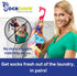 Sock Laundry Solution for Washing, Drying & Storing Socks in Pairs, Clip & Hold Socks, 2-Pack