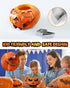 JUSTOTRY Pumpkin Carving Kit with Hammer, Safe for Kids, Durable Stainless Steel Non-knife Tools, 23 PCS