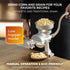 Corona Corn Grinder with Low Hopper, Manual Grain Mill for Corn, Rice, Cast Iron