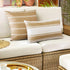 OTOSTAR Outdoor Decorative Pillow Covers, 12x20 Inch Waterproof Garden Throw Pillow Covers, Pack of 4 Light Coffee