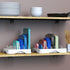Simple Houseware Adjustable Dividers Food Container Lid Organizer, 10''x8'', White Storage
