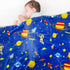 Lukeight Toddler Blanket for Boys and Girls, Plush and Thick Blanket Birthday