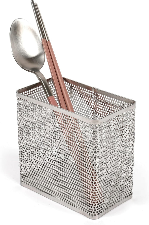 Kitchen Utensil Chopsticks Holder, 304 Stainless Steel Storage Organizer, Dishwasher Safe