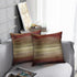 Emvency Set of 2 Throw Pillow Covers, Western Tribal Geometric Brown Southwest Decorative Pillow Case, 18 x 18 Inch