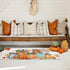 U'Artlines Fall Kitchen Mat - Anti Fatigue Cushioned Comfort Mats, Colorful Pumpkin Kitchen Rugs 17"x28"+17"x47"