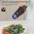 Set 591 (100ml) Electric Salt and Pepper Grinder Gravity Tilt-to-Grind, USB-C Rechargeable, Adjustable Ceramic Burr