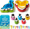 GET FRESH 17-pcs Sandwich Cutters and Sealers for Kids - Stainless Steel Dino Mouse Metal Sealers and Veggie Cutters