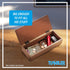 Tumbler Home Gone Fishing Wood Box - Rustic Keepsake Box for Coins, Keys, Wallet - Gift for Fisherman, Dad, Son, Grandpa