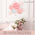 Rainbows & Lilies 15pc Large Paper Flowers Decorations for Wall - Reusable 3D Decor for Girls Room, Nursery, Baby Shower