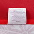 Violet Linen Red Tablecloths, Decorative Christmas Snowflakes Design - 60" Round