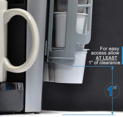 STORAGENIE Coffee Pod Holder, Side Mount K Cup Dispenser for Keurig Coffee Makers, Perfect for Small Counters
