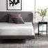 WEEKENDER Fitted Jersey Mattress Protector with Quiet Waterproof Barrier - Full, White