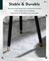 16 Inch 2pcs Round Wood Walut End Table, Small Stable Side Table for Nightstand Living Room Bedroom Sofa Couch Corner