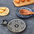 Large Ceramic Spoon Rest, Black Cooking Spoon Holder for Kitchen Counter/Stove Top/Dining Table Modern Farmhouse Decor
