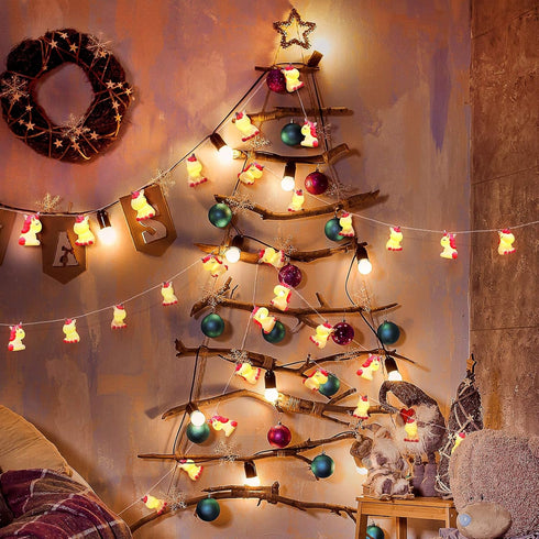 AceList 20 LED Unicorn String Lights for Holiday Wall Window Tree Decorative Lights, Party Yard & Garden Kids Bedroom