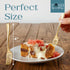 Posh Setting - Plastic Mini Gold Forks, Disposable Tiny Gold Forks, 4 inch Gold Plastic Forks, Appetizer Forks, 80 Pack
