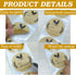 500pcs Farm Chicken Egg Labels, 2 inch Round Natural Brown Kraft Washed Egg Carton Labels for Kitchen, Crafts,