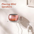 3 Pack Sezanrpt Clear Acrylic Wall Shelf for Smart Security Cameras, Baby & Pet Monitors, Small Floating Shelf