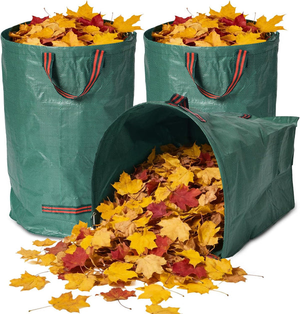 VBWSL yard waste bags, 1pc 52-gallon and 2pc 79-gallon, suitable for grass clippings,