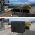 40inch 41"L24"W32"H, Prep Table Cover for Royal-Gourmet Double-Shelf Movable Dining Cart Table, Outdoor BBQ Cart Cover
