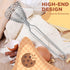 4 Pieces Stainless Steel Spring Whisk, 8.46 Inches Egg Whisk for Blending, Whisking, Beating, Stirring Kitchen Utensil