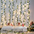 33ft 100 suddus Vine with Fairy Light Plug in, LED Pothos String Lights Connectable with Remote, Leaf Lights