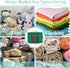 Hat Box, Stackable Round Brim Hats Organizer Bag for Closet, Travel Hat Boxes for Women
