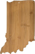 Totally Bamboo Indiana State Shaped Bamboo Serving & Cutting Board