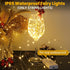 Mlambert 2 Pack 16.4FT LED Fairy Lights Battery Operated, Rechargeable Twinkle Lights for Bedroom, Christmas Decor
