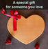Heart Shaped Cutting Board, 11” x 9” Solid Wood Decorative Serving Board for Cheese, Bread, Snacks