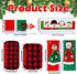 Christmas Refrigerator Door Handle Cover Santa Snowman Kitchen Appliance Handle Covers Decorations for Fridge Microwave Oven Dishwasher Christmas Handle Protector (Snowman, Buffalo Plaid) by Boao