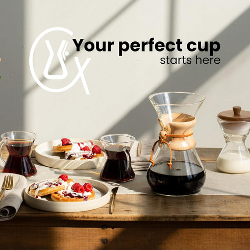 3-Cup Packaging Chemex Pour-Over Glass Coffeemaker - Classic Series - - Exclusive