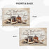 Set 4, 12x18 Inch Christian Coffee Placemats of Bless The Food Before Us Place Mats, Religious Table Mats for Kitchen