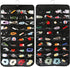 Luney Hanging Jewelry Organizer, 80 Pockets Earring Holder for Woman, Storage for Earrings, Necklaces, Bracelets (1PCS)
