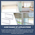 Roller Window Shades Pull Down Shades Grips for Home Rolling Curtain Accessories (Clear, 4 Pieces)