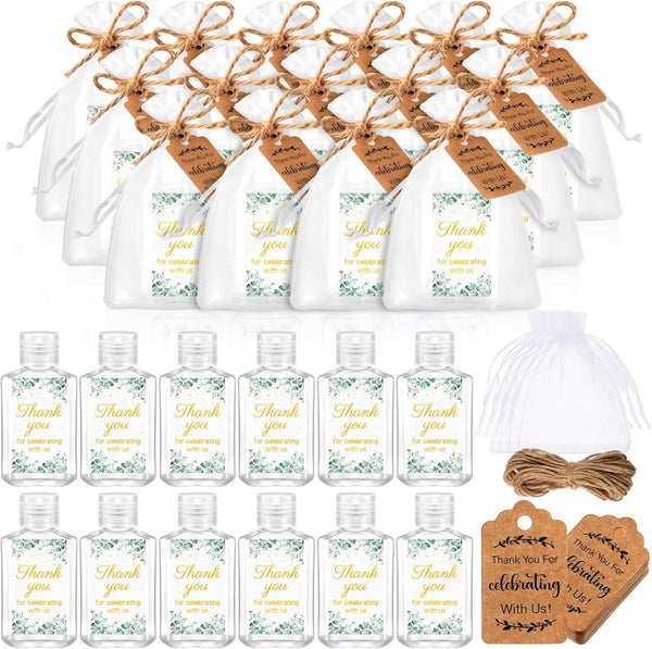 Tiangrid 50 Sets Mini Hand Sanitizer Bottles Bulk 2oz Empty Hand Sanitizer Travel