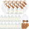 Tiangrid 50 Sets Mini Hand Sanitizer Bottles Bulk 2oz Empty Hand Sanitizer Travel