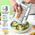 Stainless Steel Cheese Grater - Metal Box Grater for Kitchen with Comfortable Handle, Food Processor and Shredder