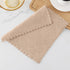 12 Pack (10 10 Inches, Homaxy Kitchen Dish Cloths x Tan), Super Soft and Absorbent Coral Velvet Dish Towels, Nonstick