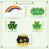 St. Patrick's Day Door Sign, Themed Hanging Welcome Sign with Shamrock for Saint Patricks Day Decor