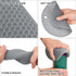 Trivets for Hot Dishes, Silicone Hot Pads for Kitchen, Multi-Purpose Heat Resistant Mat Potholders, 2 pcs Square and 2