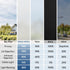 rabbitgoo Window Privacy Film, Non-Adhesive Frosted Glass Window Film for Bathroom, Matte White 35.4" x 78.7"