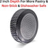 King Crispy's Deep Pie, Tart & Quiche Pan with Perforated Holes for Crispy Crusts, Non-Stick, 9 inch x 2 Deep