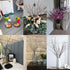 Pursuestar 5Pcs 29.5" Lifelike Dry Willow Branches - Bendable Iron Wires Artificial Floral Flower Stub Stem for DIY